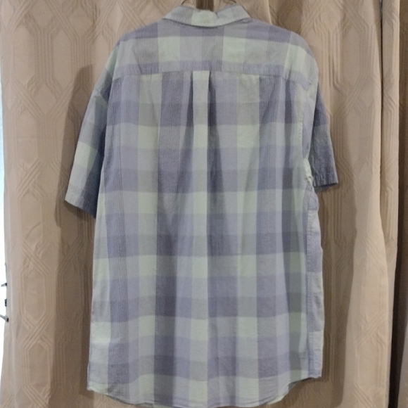 Roundtree & Yorke Men's Blue and White Checkered Shirt XLT - Picture 4 of 5